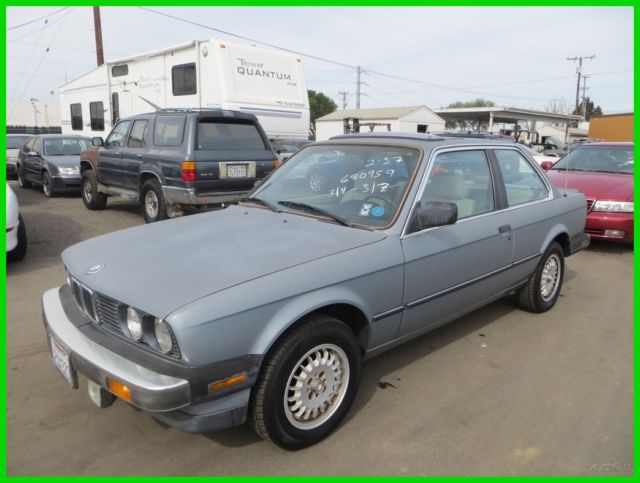 1986 Gray BMW 3-Series Sedan