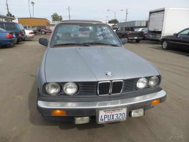 1986 Gray BMW 3-Series Sedan