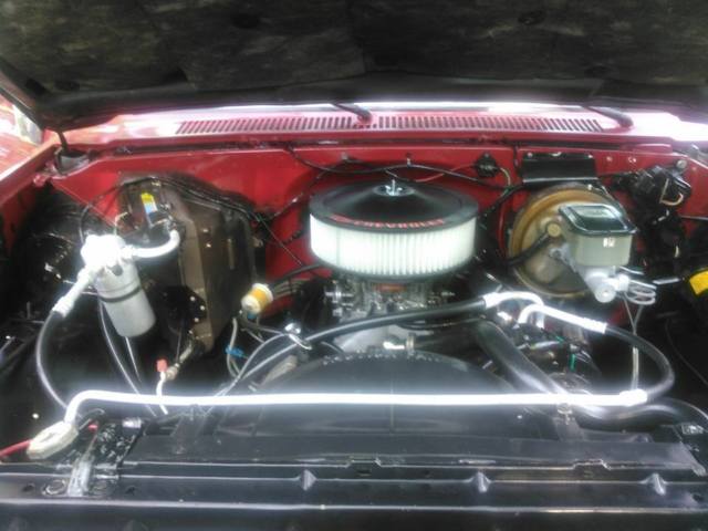 1986 RED/silver Chevrolet C/K Pickup 1500 Standard Cab Pickup