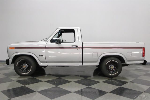 1986 Silver Ford F-150