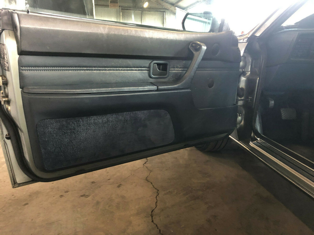 1986 Silver Blue BMW 6-Series Coupe