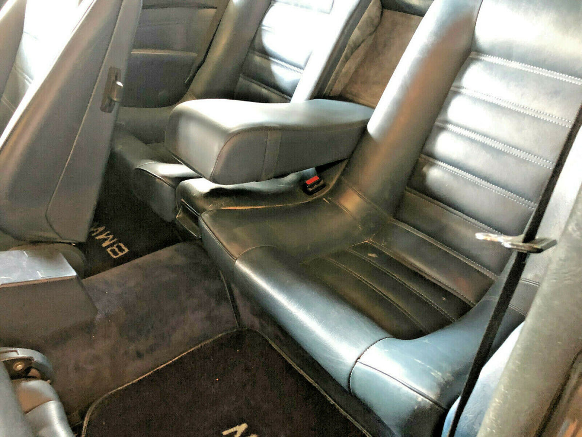 1986 Silver Blue BMW 6-Series Coupe