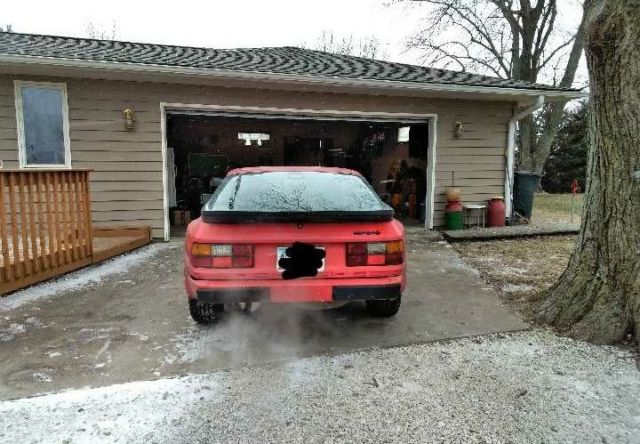 1986 Red Porsche 944 Coupe
