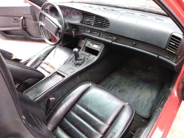 1986 Red Porsche 944 Coupe