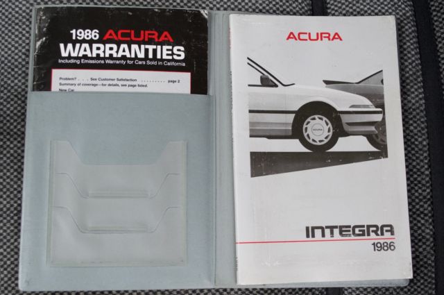 1986 Silver Acura Integra Hatchback