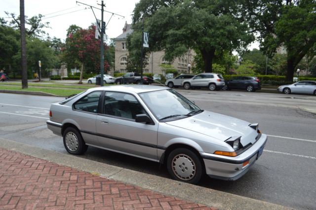 1986 Silver Acura Integra Hatchback