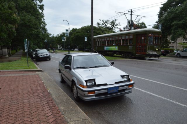 1986 Silver Acura Integra Hatchback