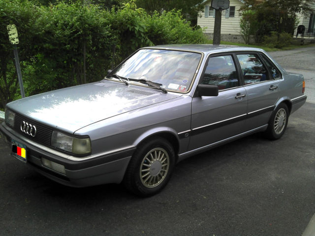 1986 Metallic Sapphire Audi 4000 Sedan