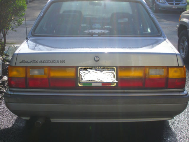 1986 Metallic Sapphire Audi 4000 Sedan