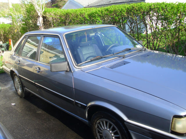 1986 Metallic Sapphire Audi 4000 Sedan