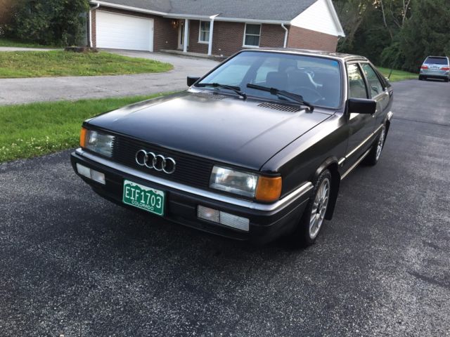 1986 Black Audi Other Coupe
