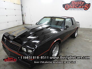 1986 Black Chevrolet Monte Carlo Coupe