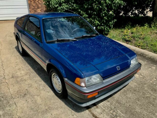 1986 Blue Honda CRX Hatchback