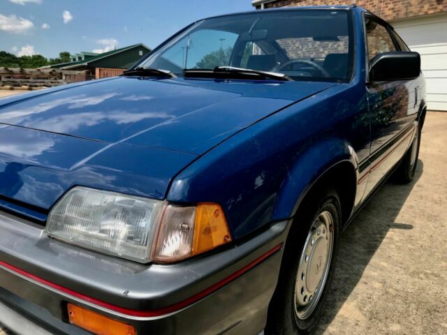 1986 Blue Honda CRX Hatchback