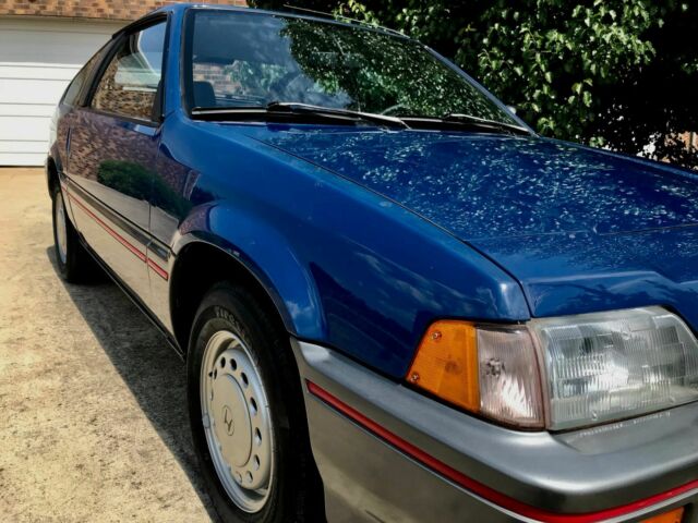1986 Blue Honda CRX Hatchback
