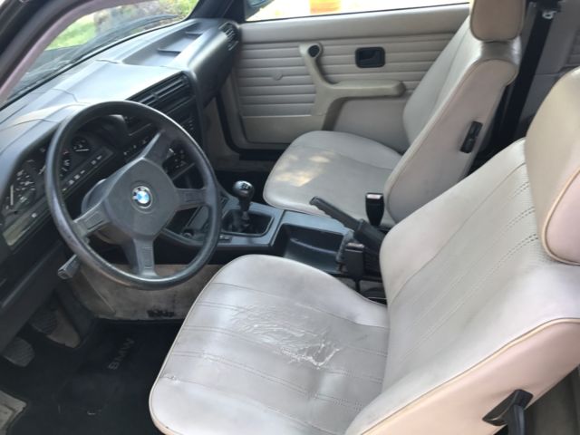 1986 Black BMW 3-Series Coupe