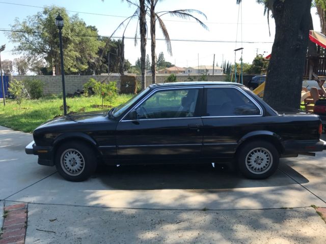 1986 Black BMW 3-Series Coupe