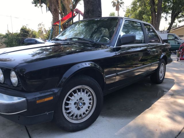 1986 Black BMW 3-Series Coupe