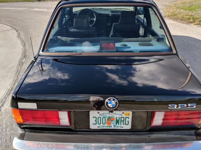 1986 Black BMW 3-Series Coupe