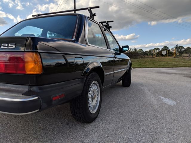 1986 Black BMW 3-Series Coupe