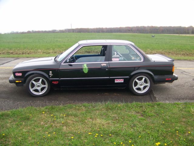 1986 Black BMW 3-Series Coupe