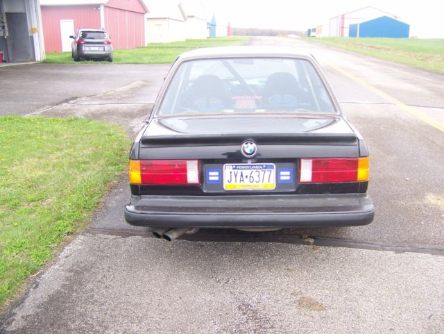 1986 Black BMW 3-Series Coupe