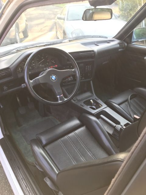 1986 White BMW 3-Series Coupe