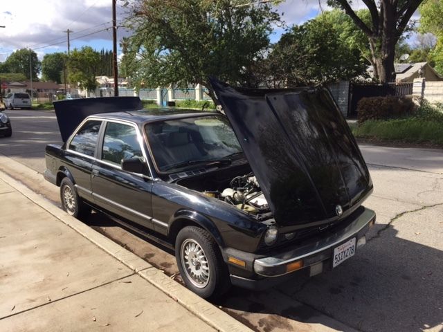 1986 Black BMW 3-Series