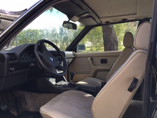 1986 Black BMW 3-Series