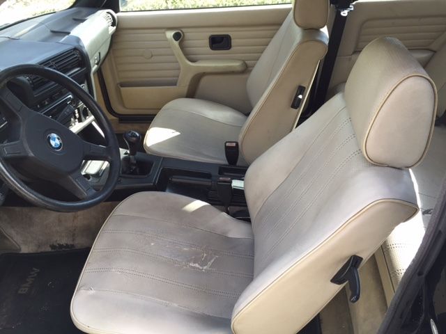 1986 Black BMW 3-Series