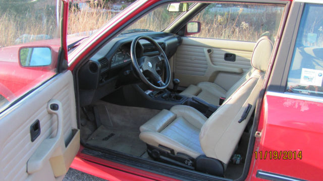 1987 red BMW 3-Series Coupe