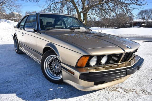 1986 Bronze BMW 6-Series Coupe
