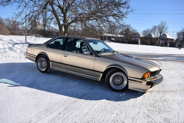1986 Bronze BMW 6-Series Coupe