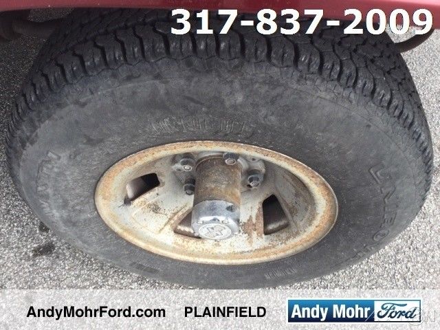 1986 Red Ford Bronco SUV