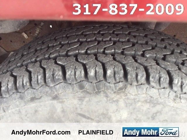 1986 Red Ford Bronco SUV