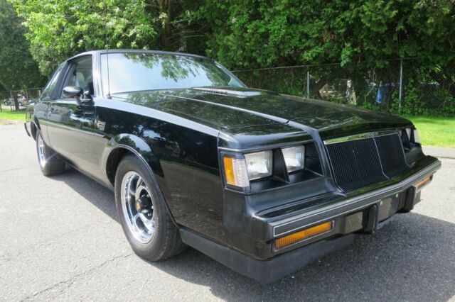 1986 Black Buick Grand National Turbo Coupe