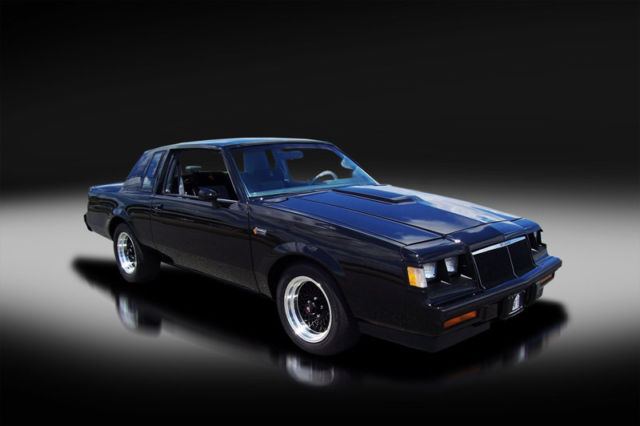 1986 Black Buick Grand National Coupe