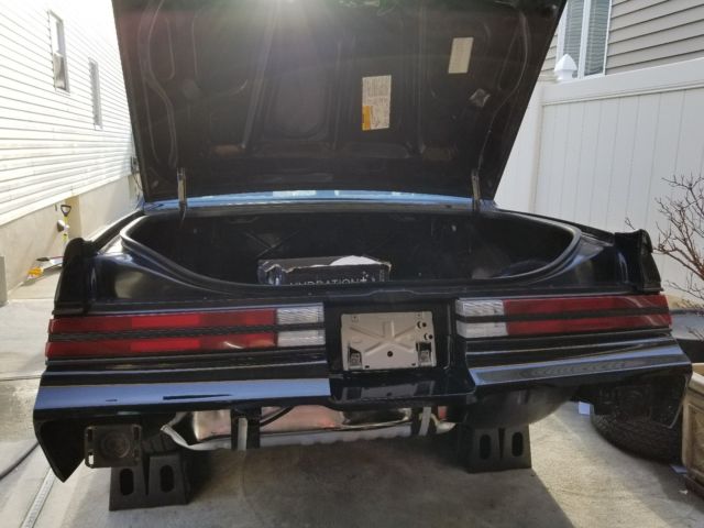 1986 Black Buick Grand National Coupe