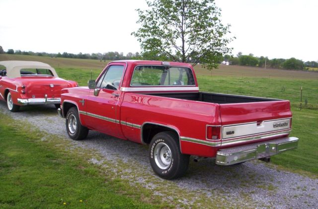 1986 Red Chevrolet C-10 Standard Cab Pickup