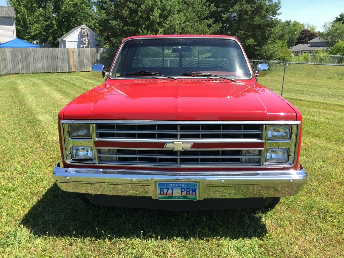 1986 Red Chevrolet C-10 Standard Cab Pickup