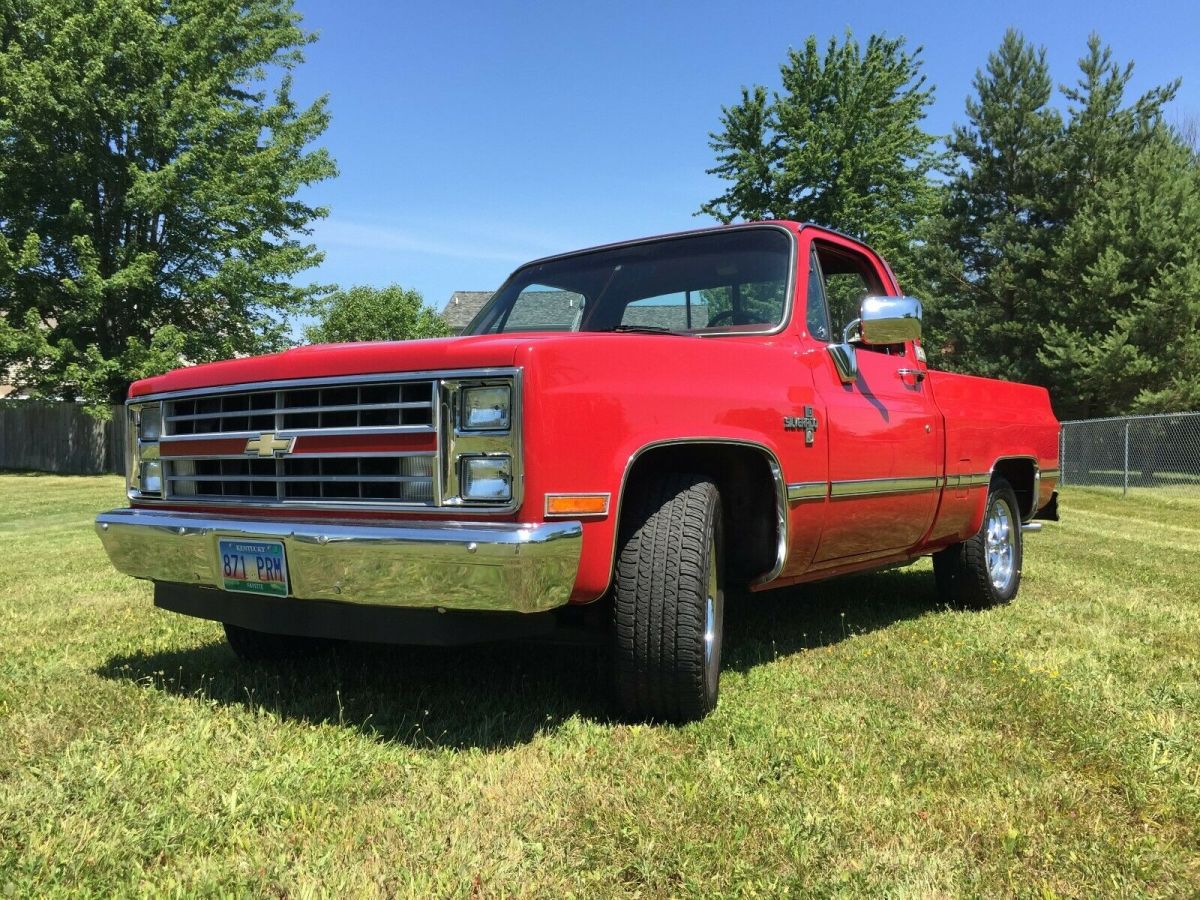 1986 Red Chevrolet C-10 Standard Cab Pickup