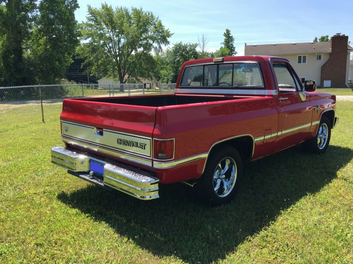 1986 Red Chevrolet C-10 Standard Cab Pickup