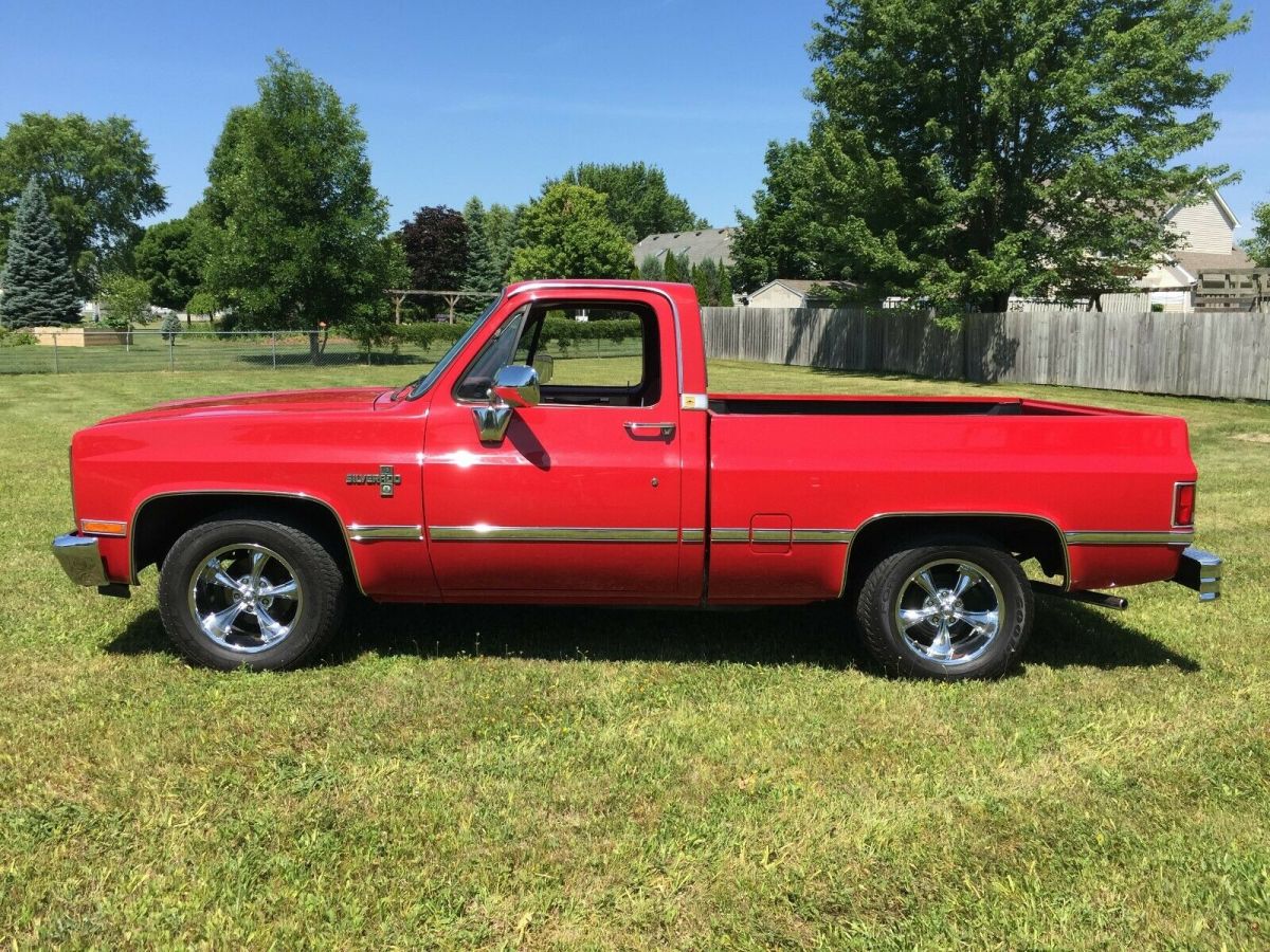 1986 Red Chevrolet C-10 Standard Cab Pickup
