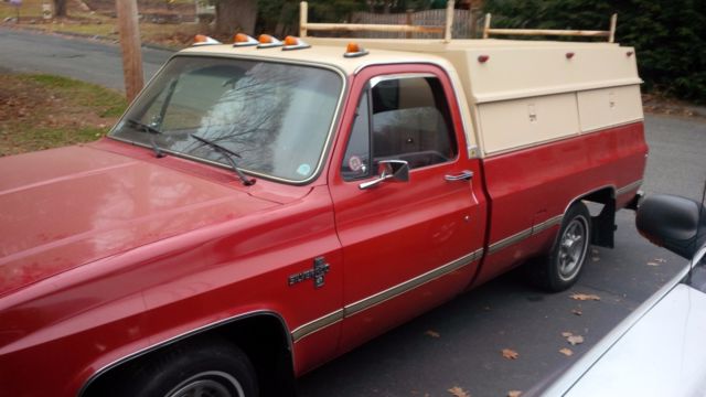1986 Red Chevrolet Other Pickups Standard Cab Pickup