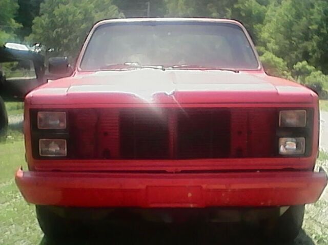 1986 Red Chevrolet C/K Pickup 2500 Standard Cab Pickup