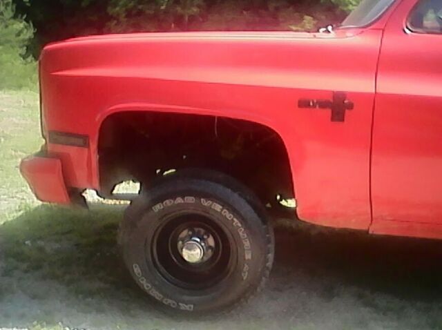 1986 Red Chevrolet C/K Pickup 2500 Standard Cab Pickup