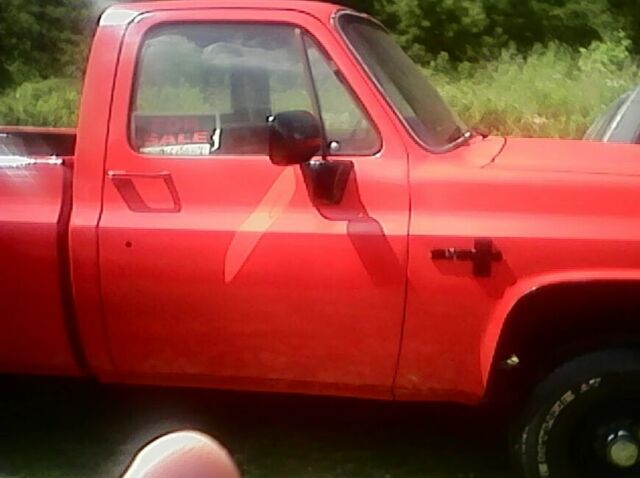 1986 Red Chevrolet C/K Pickup 2500 Standard Cab Pickup