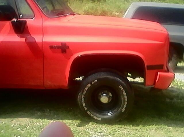 1986 Red Chevrolet C/K Pickup 2500 Standard Cab Pickup