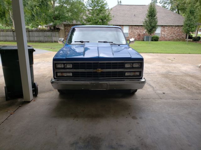 1986 Blue Chevrolet C-10