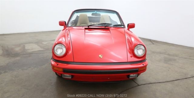 1986 Red Porsche Carrera Convertible